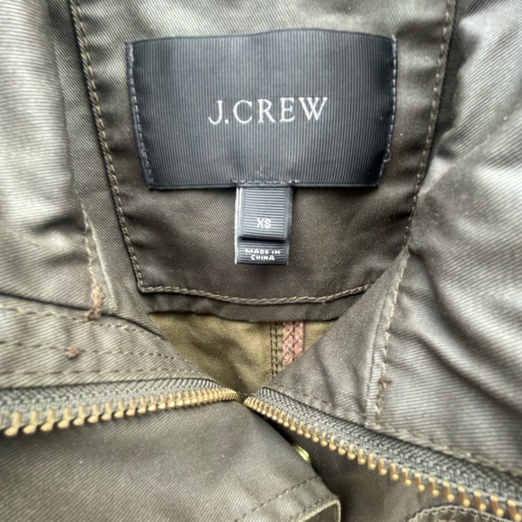 J.Crew Dark Olive Outerwear with Brass Accents - Picture 2 of 9